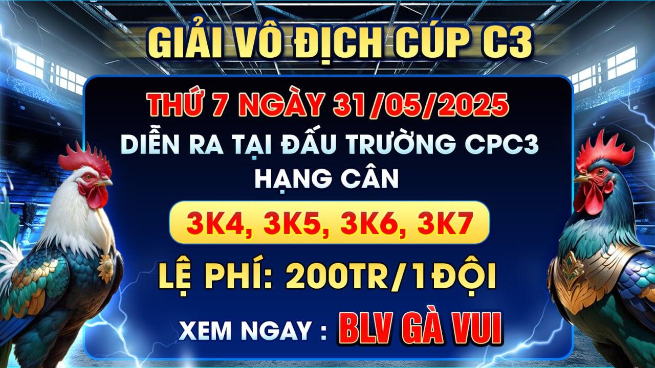 Giải Vô Địch Cúp Tại CPC3 Ngày 31/05/2025